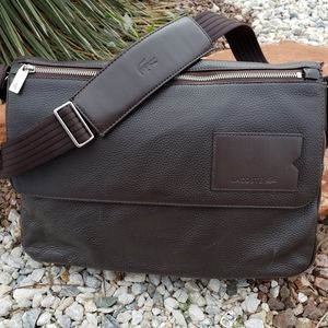 Lacoste Laptop / Messenger Bag - Brown